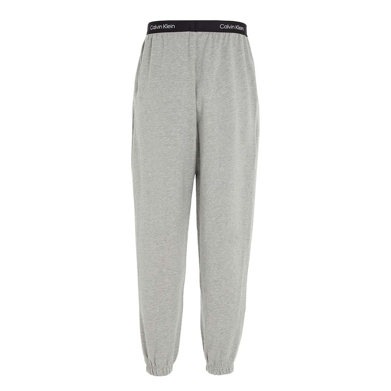 Calvin Klein Grey Jogger Pants With Black Waistband